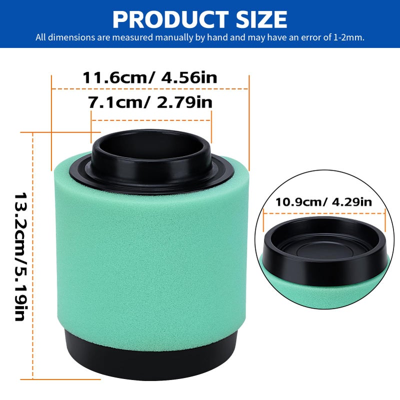 LOCOPOW 1253372 Air Filter Part for Polaris Trail boss 325 330 Magnum 330 325 2x4 4x4 TrailBlazer 330 ATP 330 2001 2002 2003 2004 2005 2006 2007 2008 2009 - Image 2